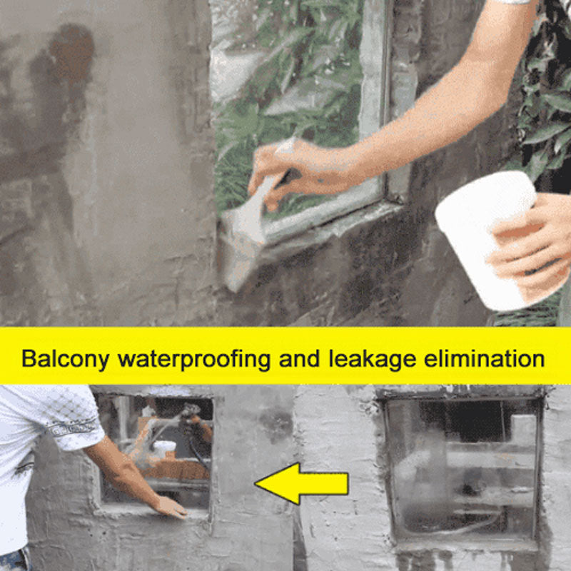 ✨ Polyurethane Waterproof Coating - Eco-Friendly Leak Repair Solution for Roofs & Walls with Long-Lasting Protection