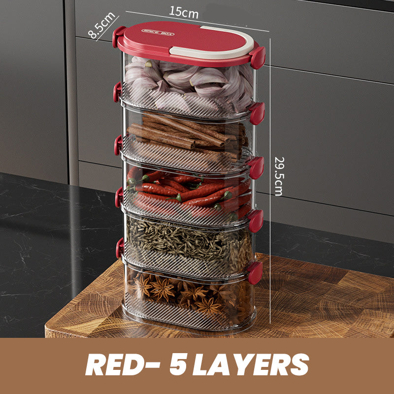 🔥 Multi-layer Sealed Spice Organizer🔥
