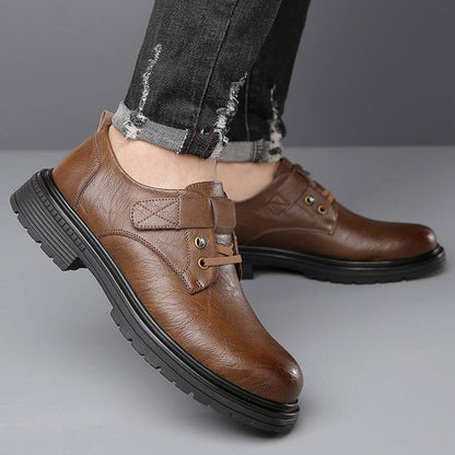 🔥Men's Breathable Retro PU Leather Soft Sole Shoes🔥