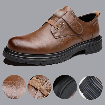 🔥Men's Breathable Retro PU Leather Soft Sole Shoes🔥