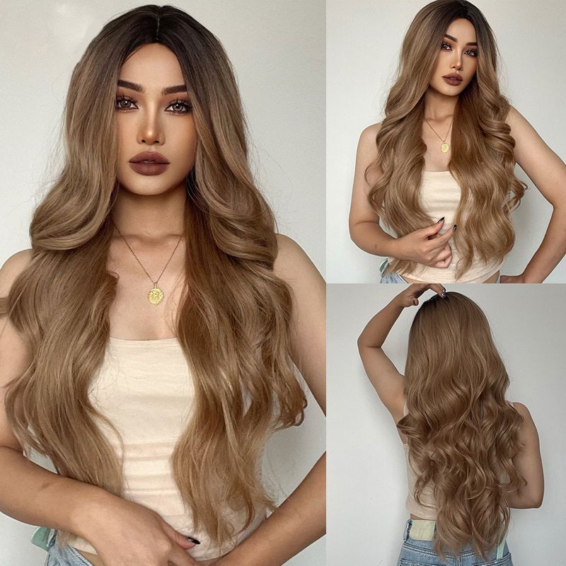 💇Gorgeous Fluffy Long Curly Wig – Natural, Comfortable & Adjustable!