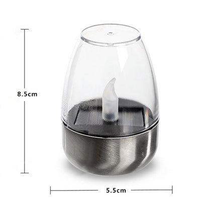 🕯️Solar Power Tea Lights Outdoor Flameless Flicker IP65 Waterproof Table Lamp LED Candles with Dusk to Dawn Sensor