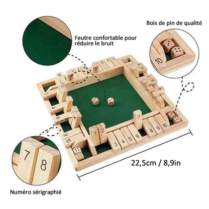 【💥Final 3-hour Preferential Deal 💥】🎉FUN FAMILY GAMES - Shut The Box Board Game