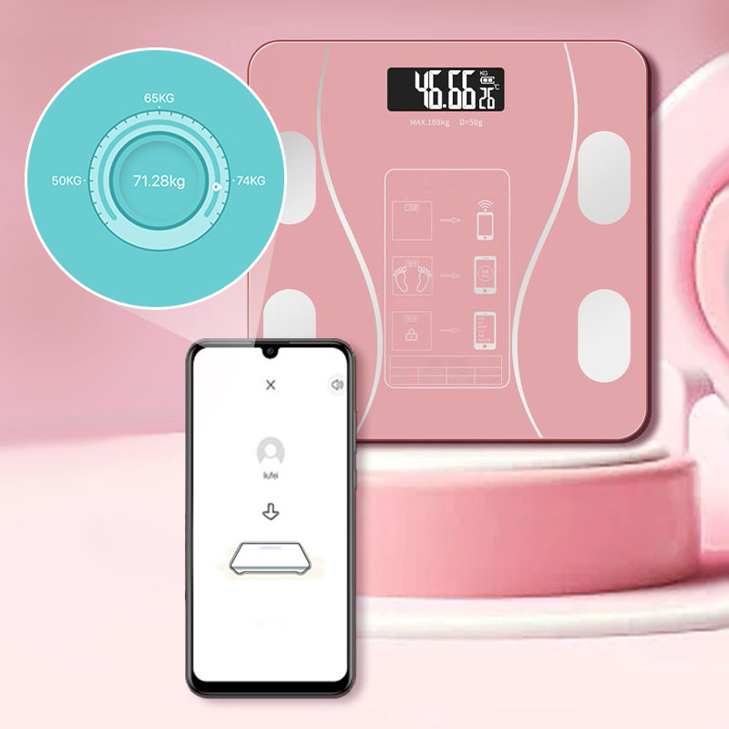 ❤️Smart Body Fat Scale – Know your numbers, track your health! Measures weight & body fat easily. Large display, auto-on. Your wellness companion.