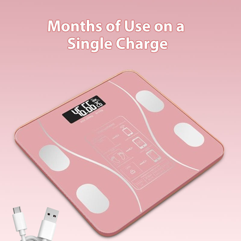 ❤️Smart Body Fat Scale – Know your numbers, track your health! Measures weight & body fat easily. Large display, auto-on. Your wellness companion.