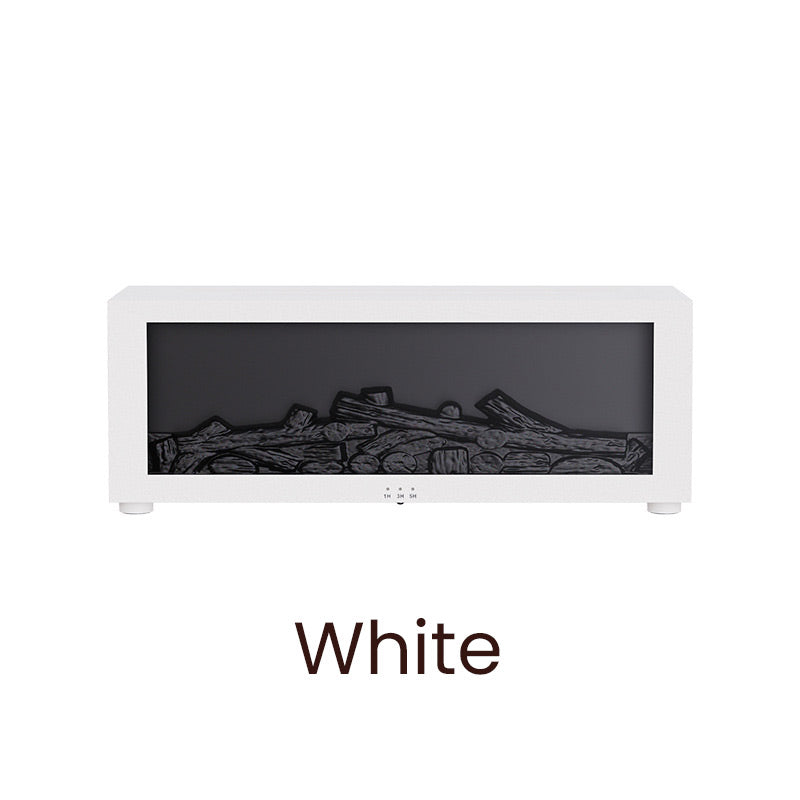 💦 Humidifier with fireplace effect – 7 LED colors and remote control, soothing atmosphere for home/office