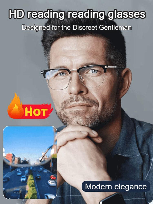 🔥 Buy 1 Get 1 Free🔥Ultra Light Anti Blue Presbyopic Glasses(Comes with a Free Eyewear Case)