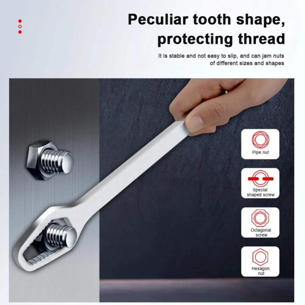 🌈🔧 8-22mm Universal Wrench Receive a FREE 3-17mm Universal Wrench!