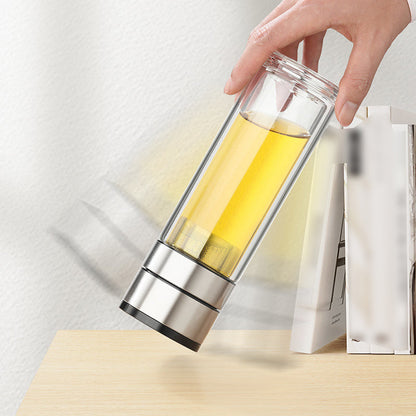 Double Wall Borosilicate Portable Tea Cup