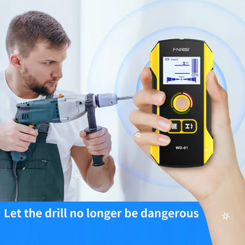 ✨6-in-1 Wall Scanner & Stud Finder - Type-C Rechargeable Wood/Metal Detector with LCD Display for DIY Home Improvement