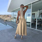 💃Hot Sale 49% OFF🎁Women’s Spaghetti Straps High Slit Dress