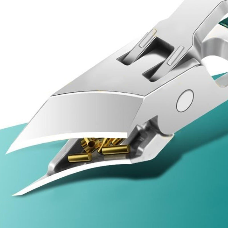 Anti-Splash 25° Slant Edge Nail Clipper 3-Piece Set – Precise Cut, Comfortable Grip & Safe Splash Guard