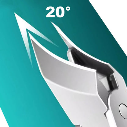 Anti-Splash 25° Slant Edge Nail Clipper 3-Piece Set – Precise Cut, Comfortable Grip & Safe Splash Guard