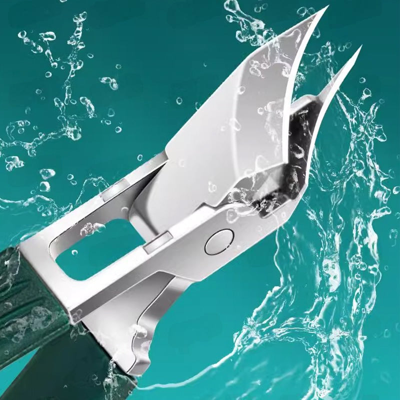 Anti-Splash 25° Slant Edge Nail Clipper 3-Piece Set – Precise Cut, Comfortable Grip & Safe Splash Guard