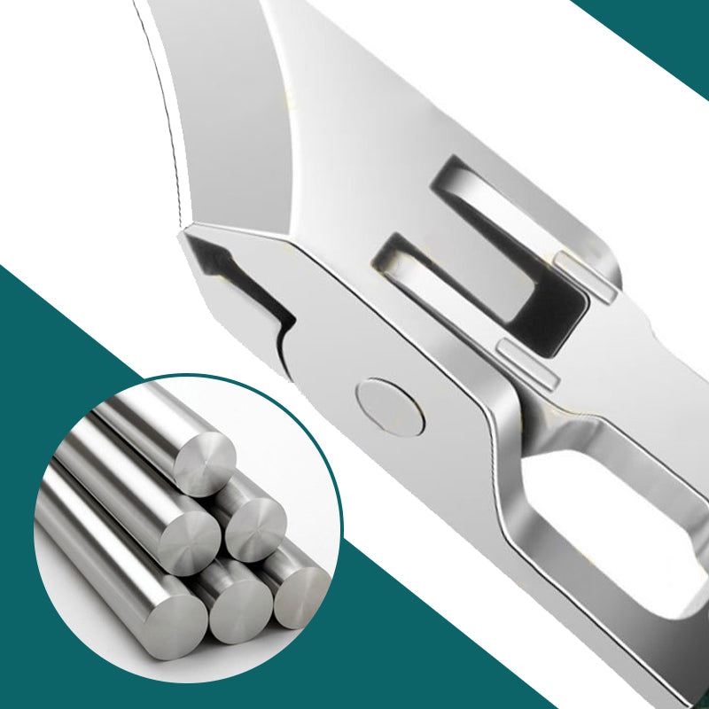 Anti-Splash 25° Slant Edge Nail Clipper 3-Piece Set – Precise Cut, Comfortable Grip & Safe Splash Guard
