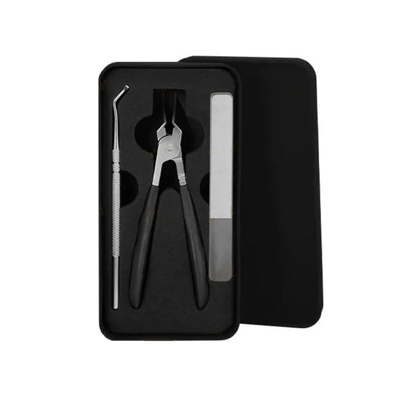 Anti-Splash 25° Slant Edge Nail Clipper 3-Piece Set – Precise Cut, Comfortable Grip & Safe Splash Guard