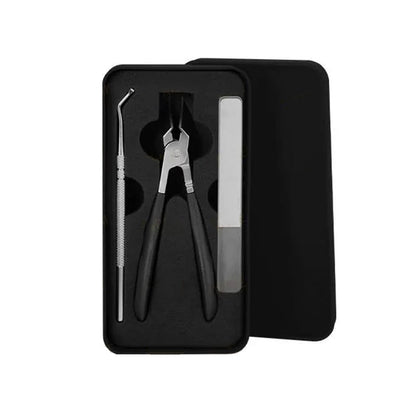 Anti-Splash 25° Slant Edge Nail Clipper 3-Piece Set – Precise Cut, Comfortable Grip & Safe Splash Guard