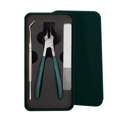 Anti-Splash 25° Slant Edge Nail Clipper 3-Piece Set – Precise Cut, Comfortable Grip & Safe Splash Guard