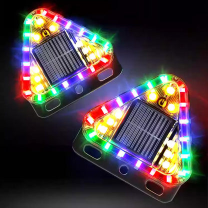 🔥 Waterproof Solar-Powered Truck Tail Warning Light