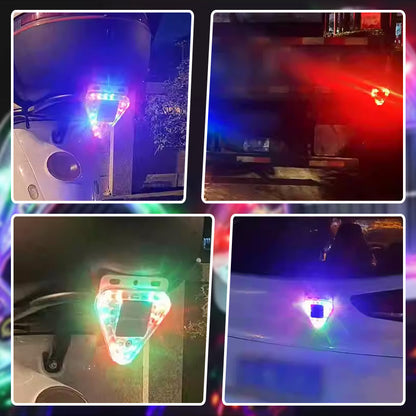 🔥 Waterproof Solar-Powered Truck Tail Warning Light