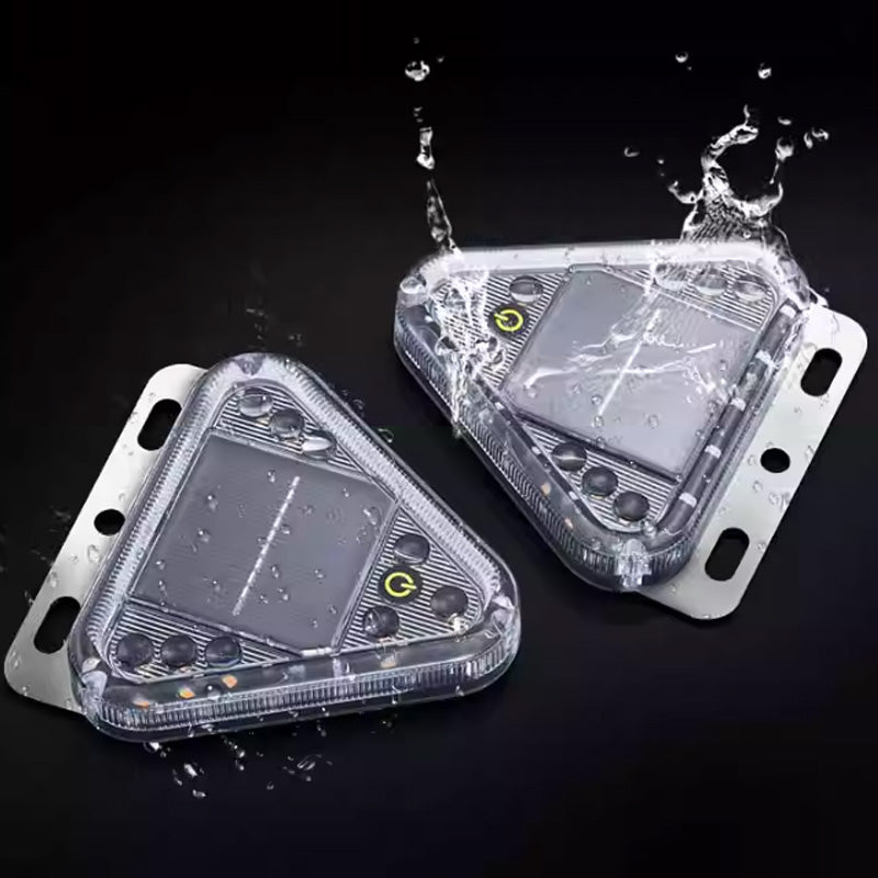 🔥 Waterproof Solar-Powered Truck Tail Warning Light