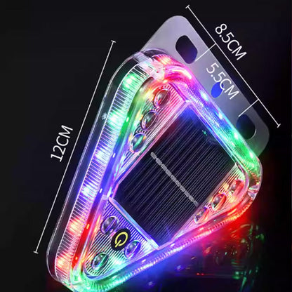 🔥 Waterproof Solar-Powered Truck Tail Warning Light