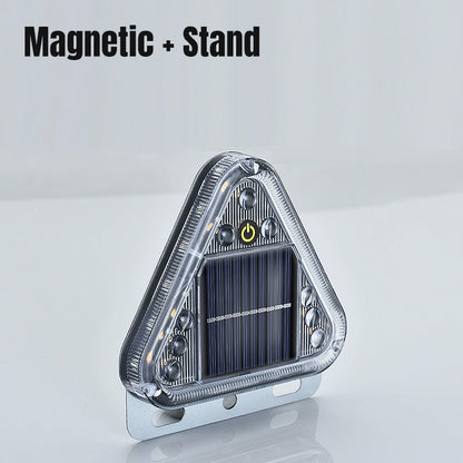 🔥 Waterproof Solar-Powered Truck Tail Warning Light