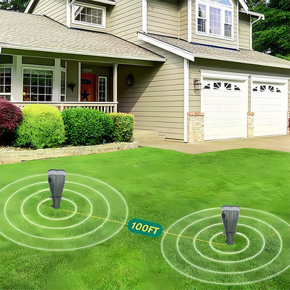 🚫Waterproof Solar Mole Deterrent