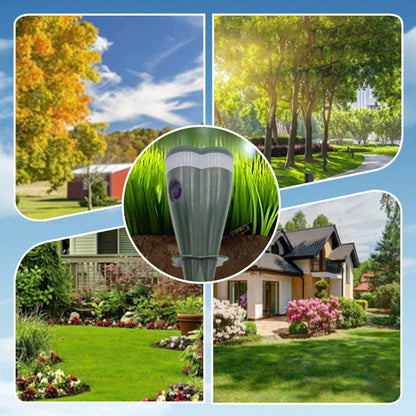 🚫Waterproof Solar Mole Deterrent