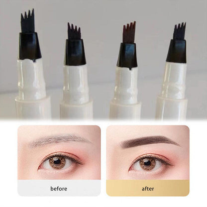 Microblading Four-fork Liquid Eyebrow Pencil