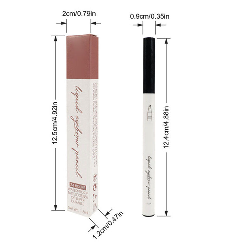 Microblading Four-fork Liquid Eyebrow Pencil