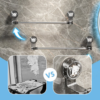 🛁✨ Light Luxury No-Punch - Retractable Suction Cup Towel Bar
