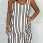 💕Limited Sale 50% OFF💕👗Stripe Oversized Tie-Front Pocket Dress
