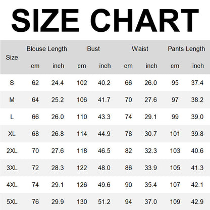 🌸50% Off Spring Sale🌸💐Women's Loose Fit Blouse & Floral Printed Wide-Leg Pants Set