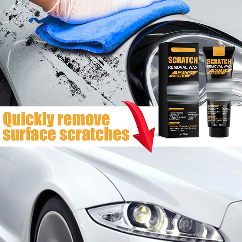 🛡️Car Scratch Repair & Care Wax – Instant Removal, Protective Coating, All Paint Colors