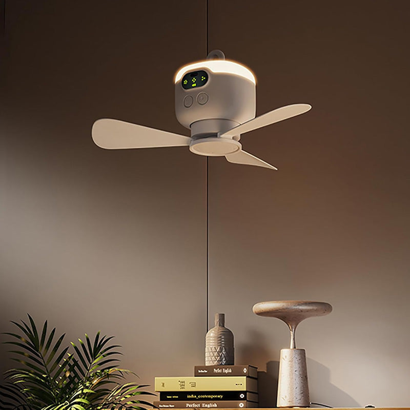 🌬️✨A rechargeable ceiling fan with LED lights