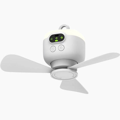 🌬️✨A rechargeable ceiling fan with LED lights