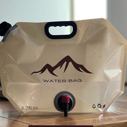 🏕️ Outdoor Collapsible Water Container Bag – 8L Capacity, Knob Faucet, Foldable