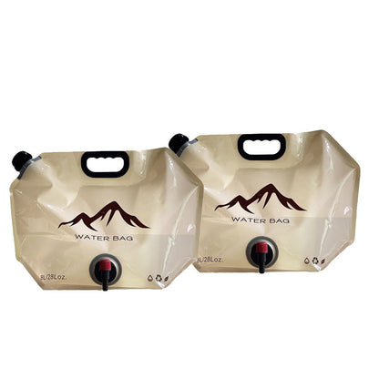 🏕️ Outdoor Collapsible Water Container Bag – 8L Capacity, Knob Faucet, Foldable