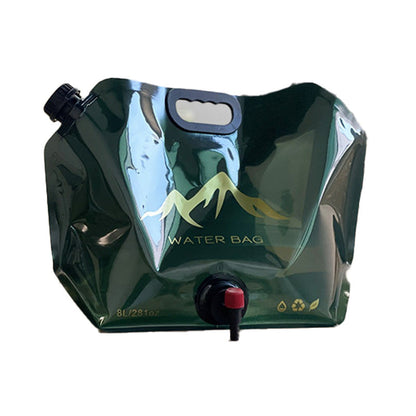 🏕️ Outdoor Collapsible Water Container Bag – 8L Capacity, Knob Faucet, Foldable
