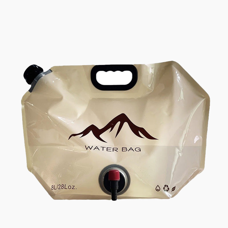 🏕️ Outdoor Collapsible Water Container Bag – 8L Capacity, Knob Faucet, Foldable