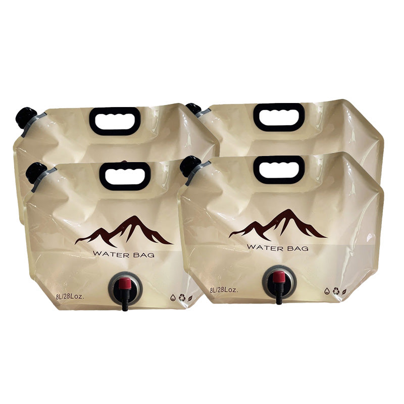 🏕️ Outdoor Collapsible Water Container Bag – 8L Capacity, Knob Faucet, Foldable