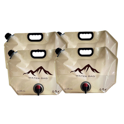 🏕️ Outdoor Collapsible Water Container Bag – 8L Capacity, Knob Faucet, Foldable
