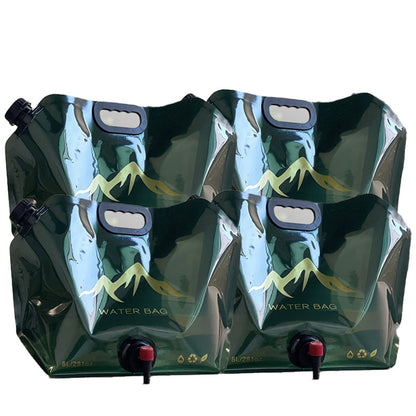 🏕️ Outdoor Collapsible Water Container Bag – 8L Capacity, Knob Faucet, Foldable