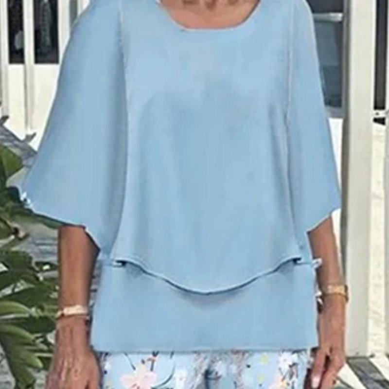 🔥LAST DAY SALE - 49% OFF🔥Women’s Printed Pants and Crew Neck Top Set