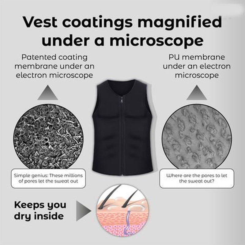 💥Men's Workout Zipper Body Shaper Tank Top