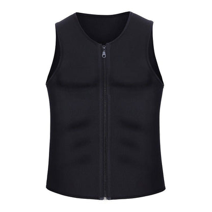 💥Men's Workout Zipper Body Shaper Tank Top
