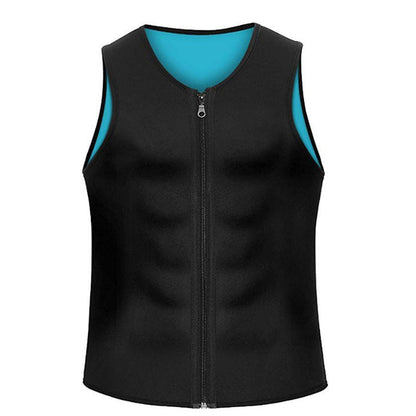 💥Men's Workout Zipper Body Shaper Tank Top