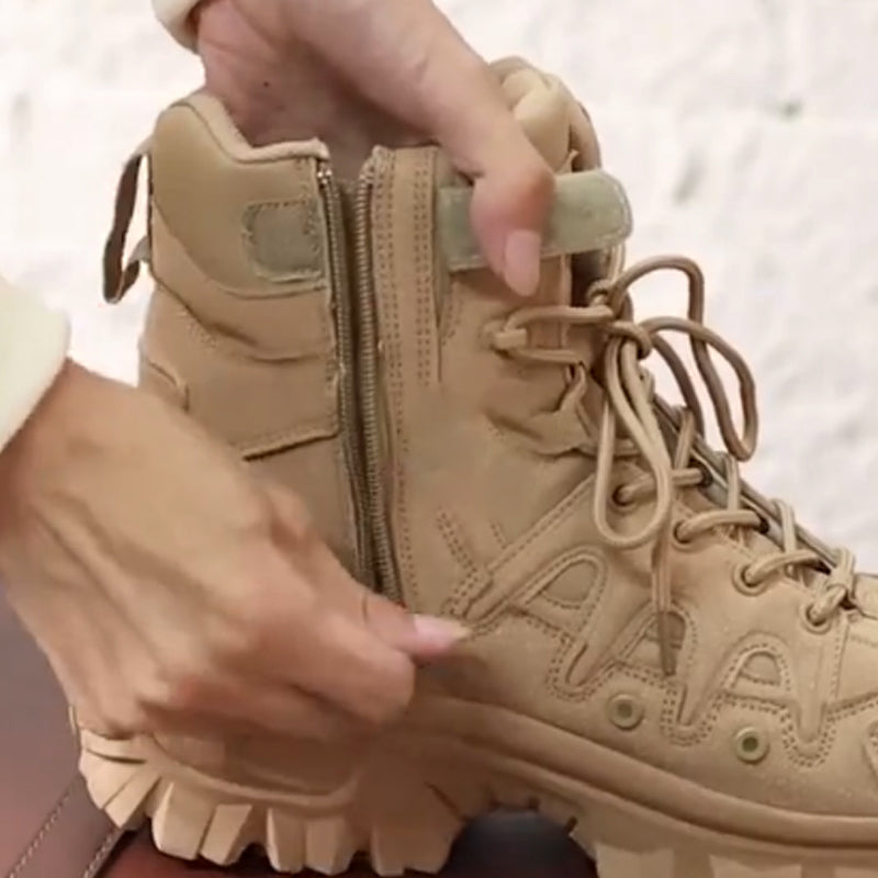 🔥Men's Rugged & Stylish High-Top Outdoor Boots