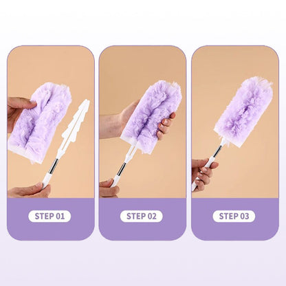 Multipurpose Disposable Bendable Duster with Extendable Pole